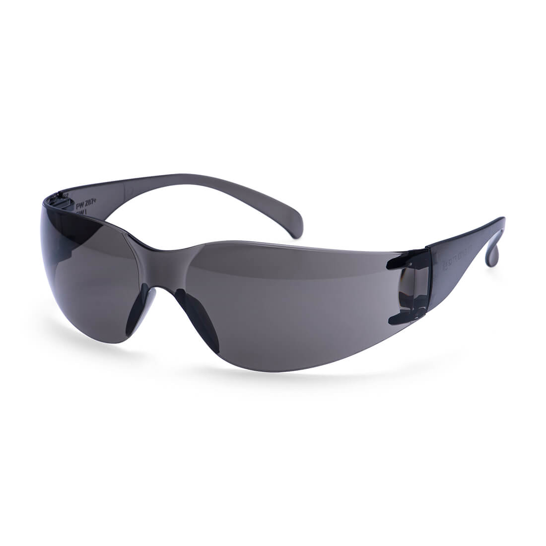 Portwest PW32 Safety Glasses | Smoke Lens Wrap Around Eye Protection with UV & Anti-Scratch