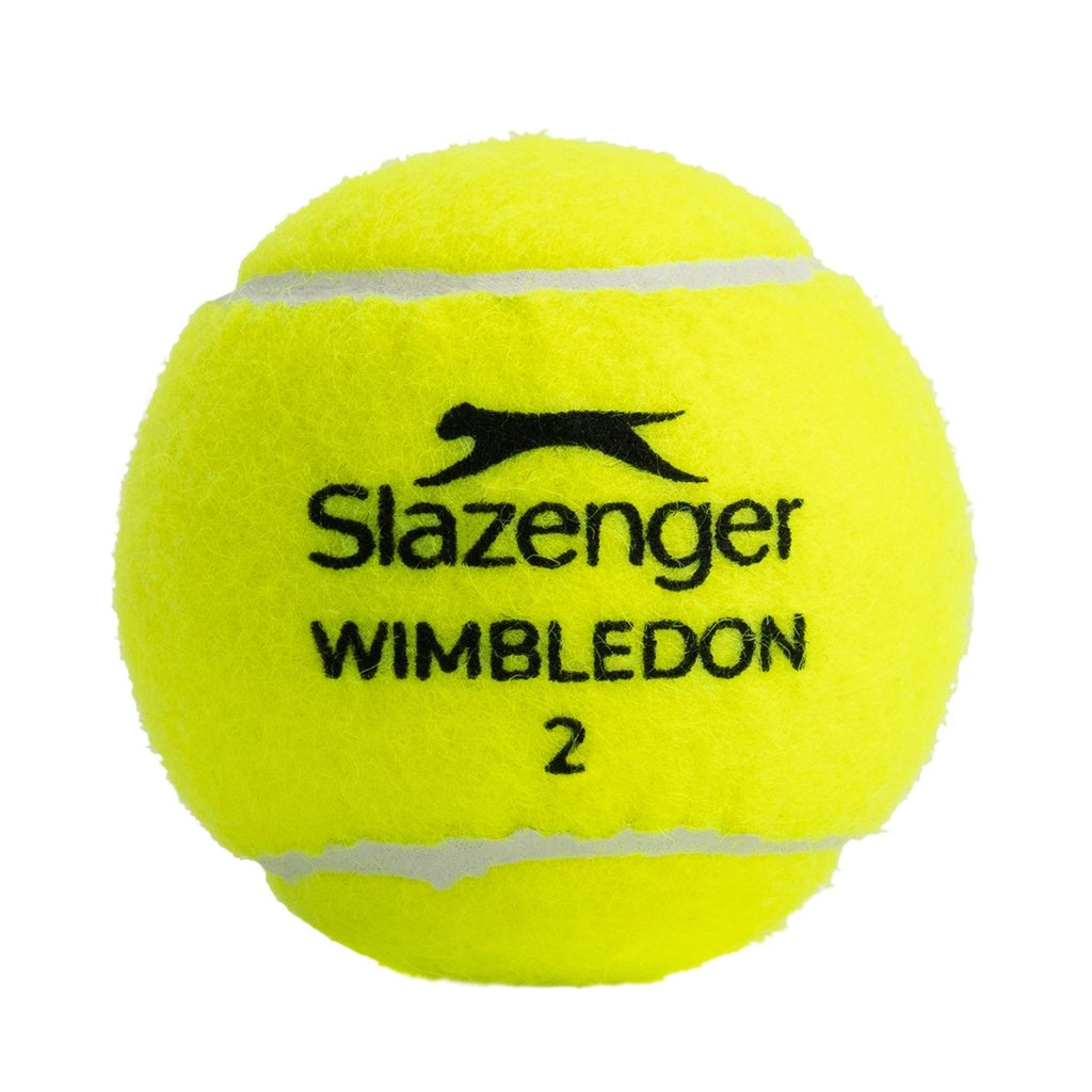 Slazenger Wimbledon Official Tennis Balls 4 Pack | ITF Approved All Court | Championship Quality