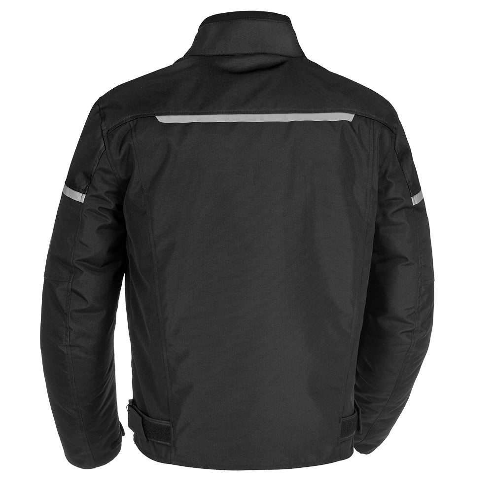 OXFORD SPARTAN SHORT WP MS MOTORBIKE MOTORCYCLE WATERPROOF JACKET BLACK