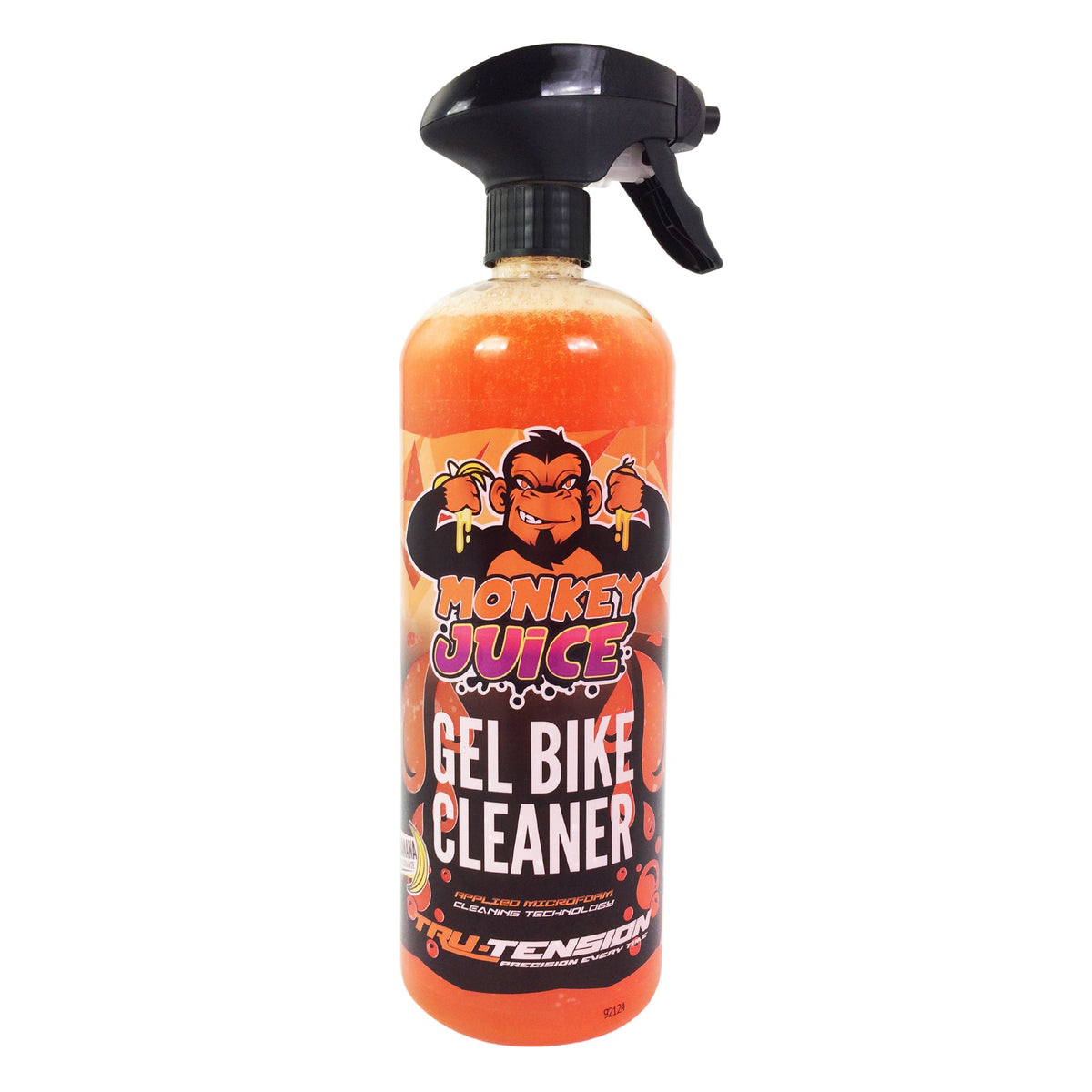 TRU TENSION MOTORBIKE MOTORCYCLE BIKE GEL WASH CLEANER 1L BOTTLE REUSABLE