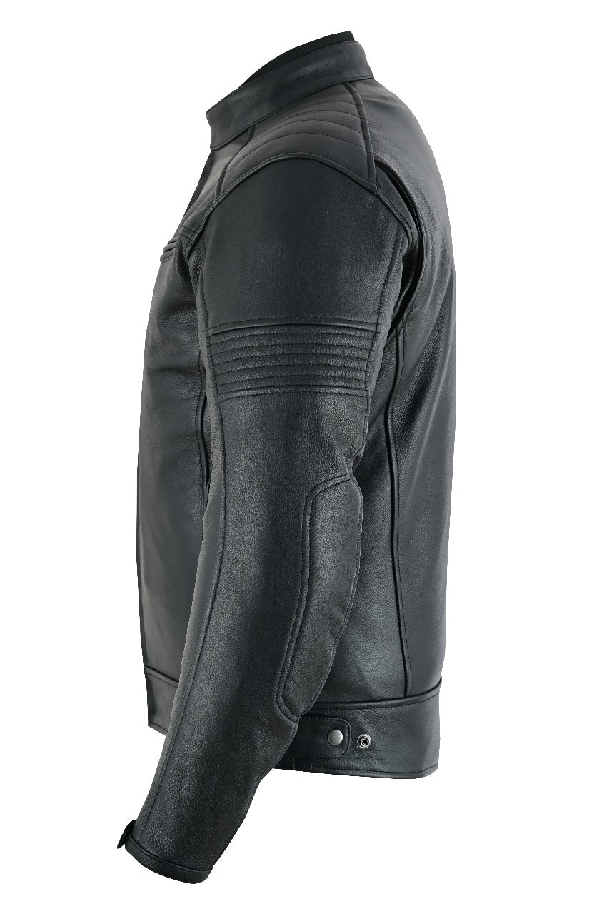 MCW SENTINEL PREMIUM MOTORCYCLE MOTORBIKE JACKET MEN LEATHER CE AA S-3XL
