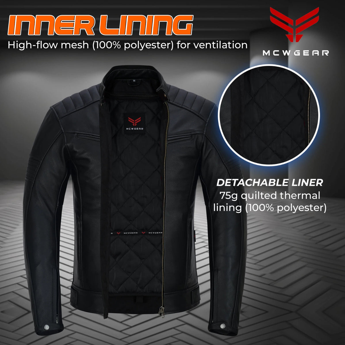 Men's Genuine Cowhide Leather Motorcycle Jacket CE AA Certified Armanox Level 2 Armour S-3XL