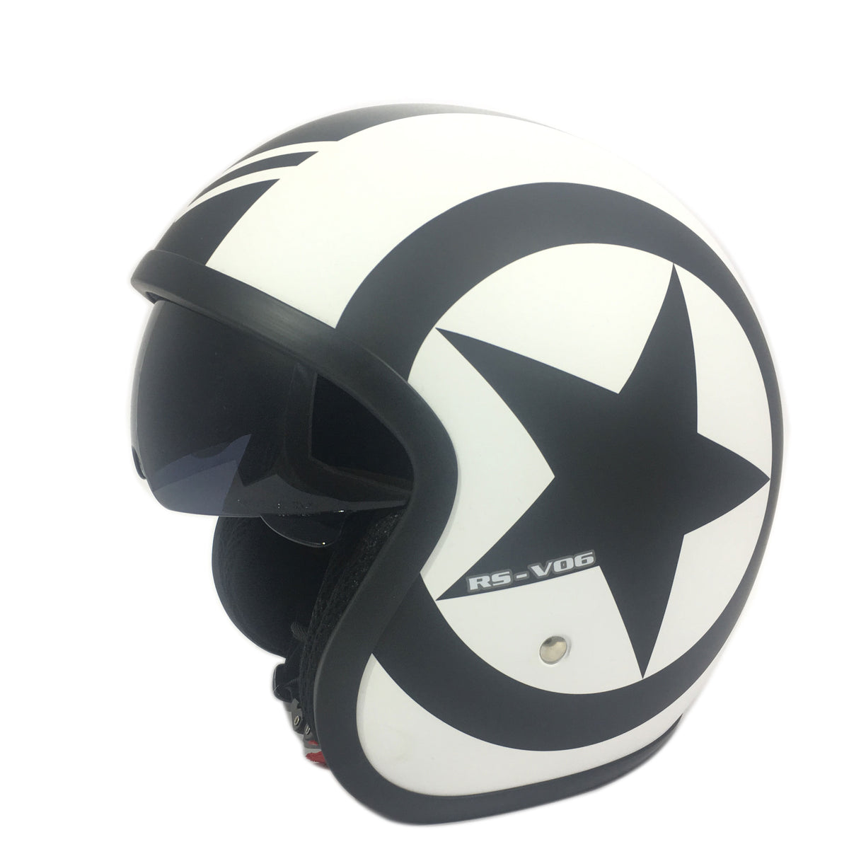 Viper RS-V06 Open Face Jet Tourer Retro Scooter Motorcycle Motorbike Helmet - Hamtons Direct