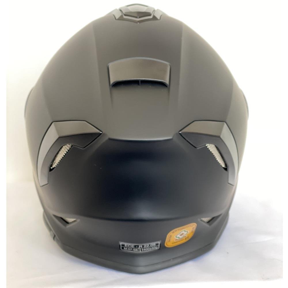 VCAN V151 Full Face Motorcycle Motorbike Crash Safety Adult Helmet Clear Visor - Hamtons Direct