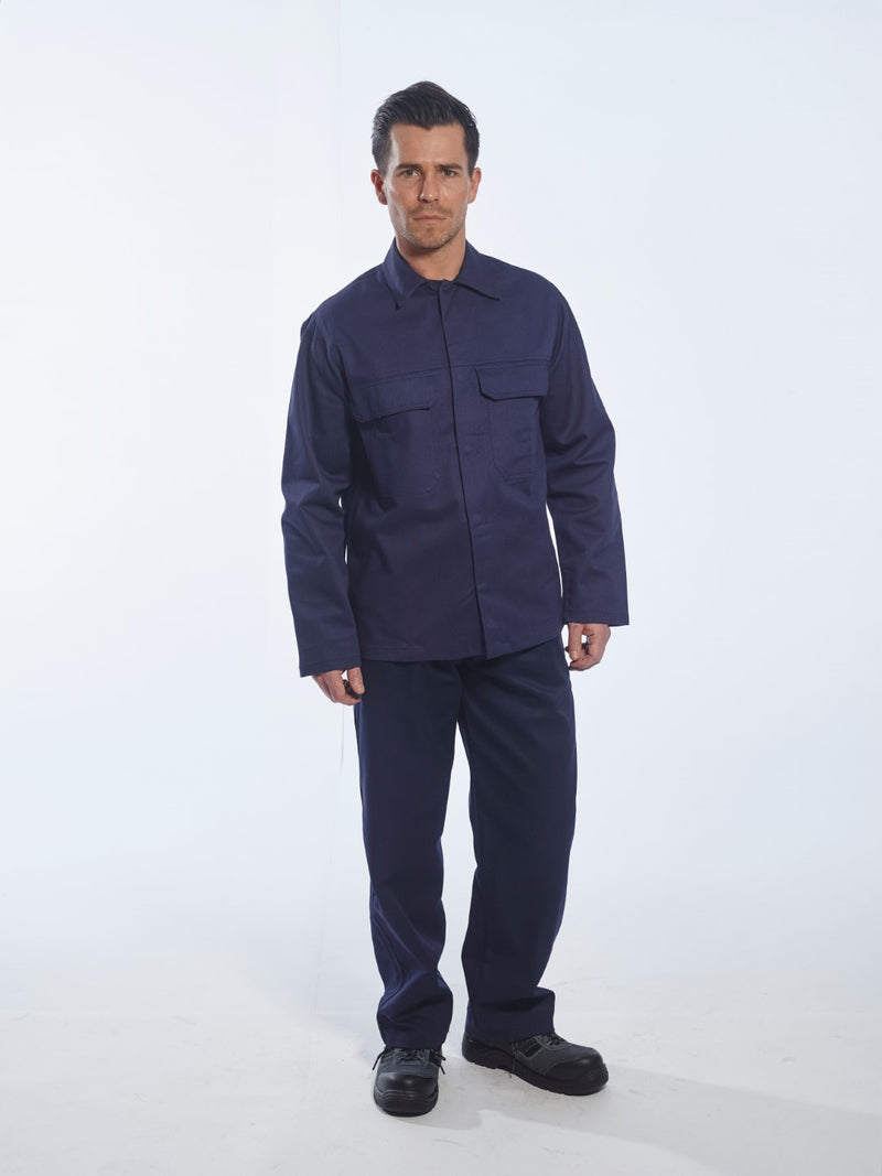 Portwest Bizweld BIZ2 Flame Resistant Welding Workwear Hazard Protection Jacket - Hamtons Direct