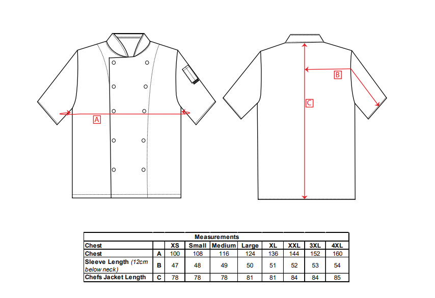 PORTWEST CUMBRIA CHEFS FOOD KITCHEN CATERING INDUSTRY UNISEX JACKET C733 - Hamtons Direct