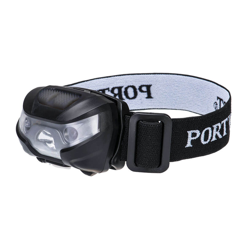 Portwest Super Bright Rechargeable180° Head LED USB Torch Work 100 Lumen Light Headlamp - Hamtons Direct