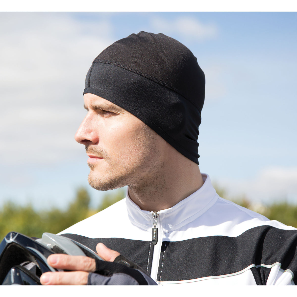 CYCLING MOTORBIKE MOTORCYCLE UNDER HELMET SKULL CAP THERMAL WINTER WIND-STOPPER - Hamtons Direct