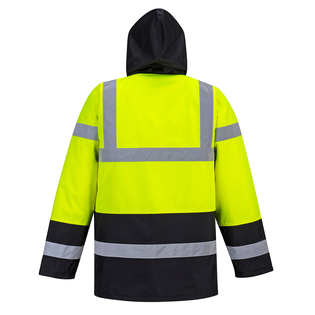 Portwest S466 Hi-viz Contrast Traffic Jacket Waterproof Thermal Insulation CE Certified - Hamtons Direct