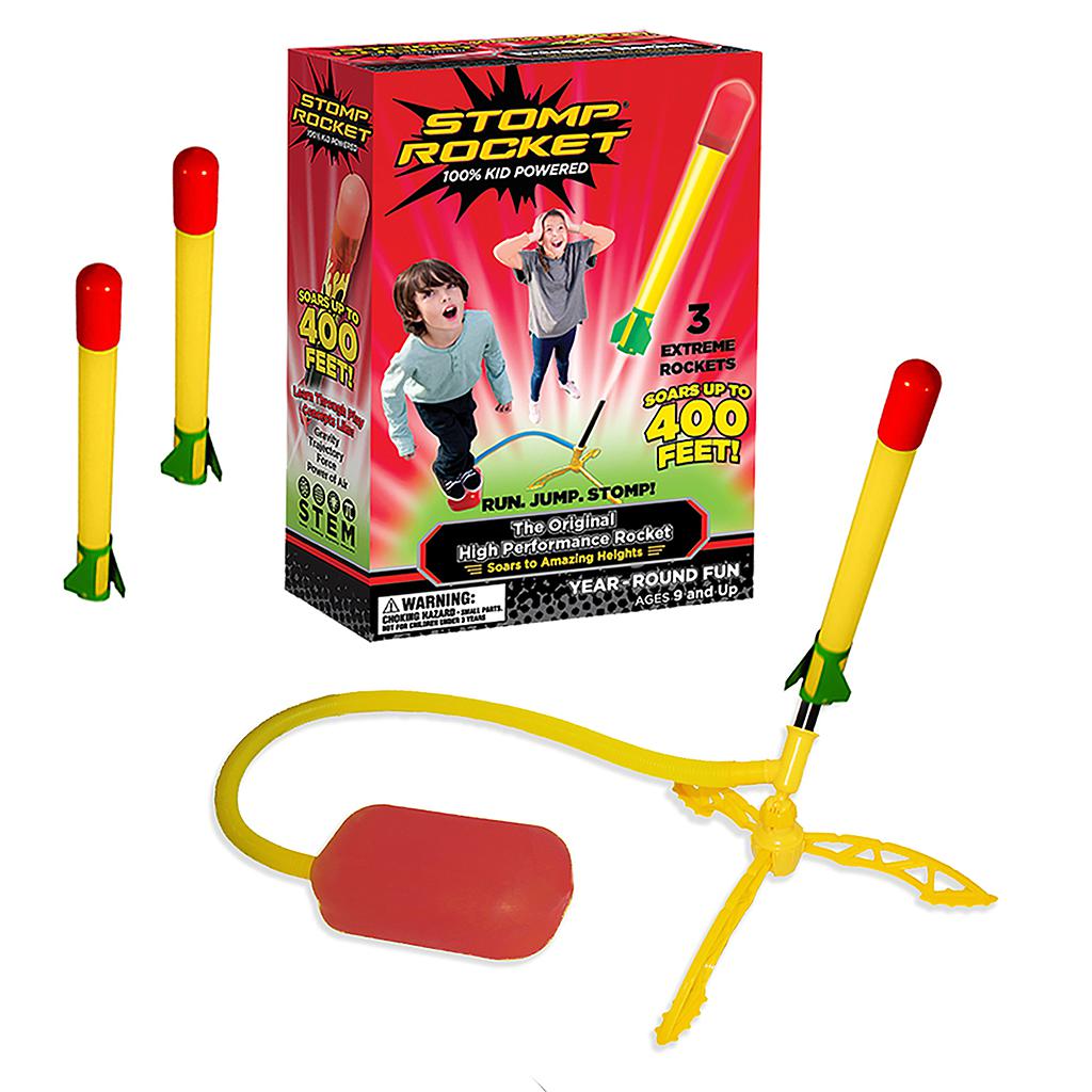 THE ORIGINAL STOMP ROCKET SUPER HIGH PERFORMANCE 400ft HIGH TOYS KIDS CHILDREN - Hamtons Direct