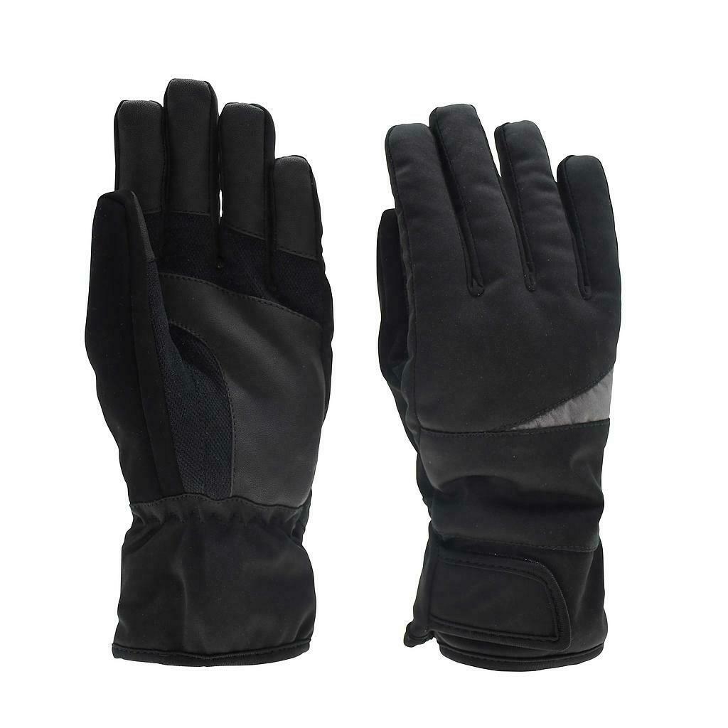 MENS WINTER THERMAL FLEECE INSULATED SKI SNOWBOARD MOTORCYCLE PADDED GLOVES - Hamtons Direct