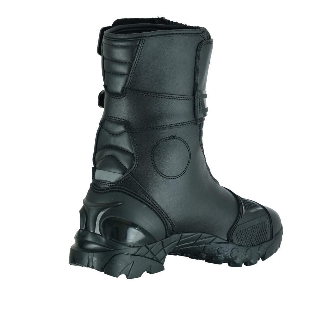 MCW Gear Real Leather Adventure Waterproof Motorcycle Motorbike Chunker Boots - Hamtons Direct