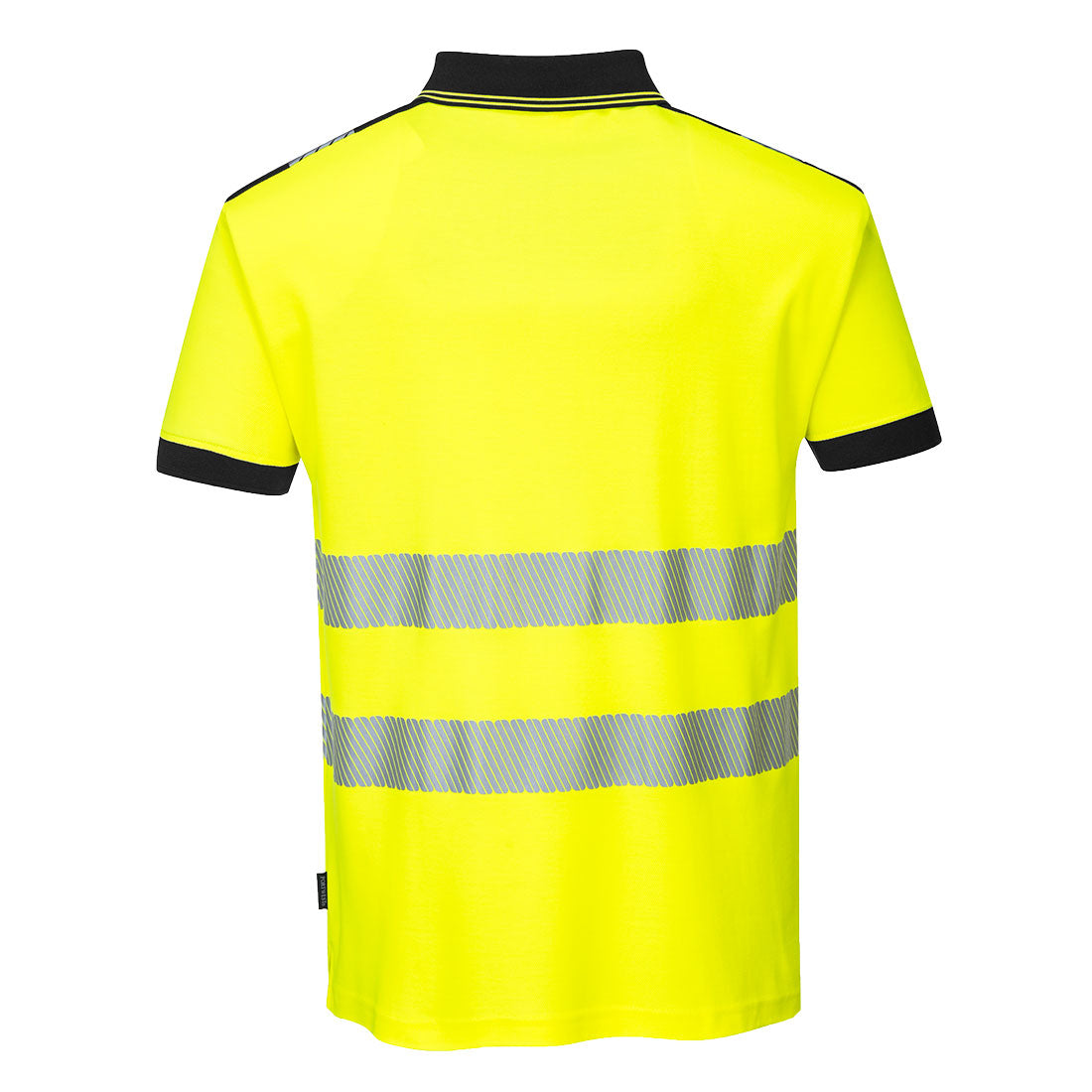 PORTWEST T180 PW3 HiVis Polo Shirt Short Sleeve Work CE Safety Top Comfort - Hamtons Direct