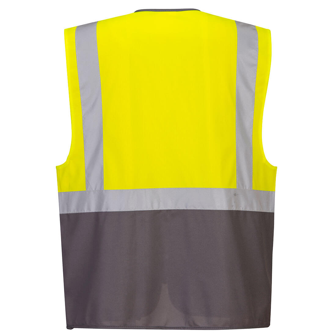 PORTWEST Warsaw Executive Vest Hi Vis Safety Waistcoat Zip ID Holder C476 - Hamtons Direct