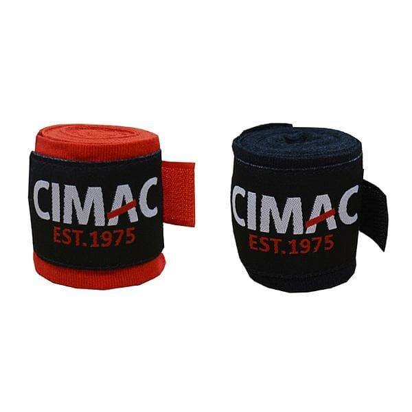 Cimac Hand Wraps Boxing Handwraps Hook & Loop MMA Stretch Wraps Protection 2.55m - Hamtons Direct