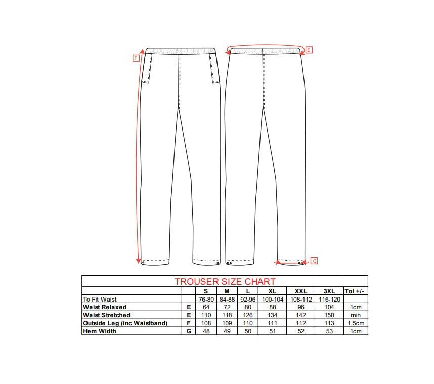 MEN UNISEX ADULTS WATERPROOF MOTORCYCLE CLASSIC RAIN OVER TROUSER - Hamtons Direct