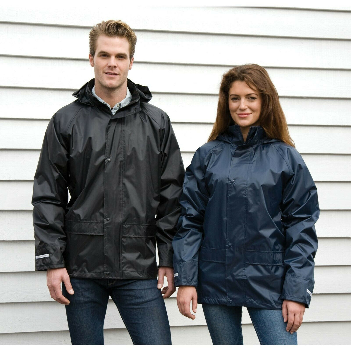 MEN WATERPROOF MOTORCYCLE MOTORBIKE 2 PIECE RAIN OVER JACKET TROUSER SUIT - Hamtons Direct