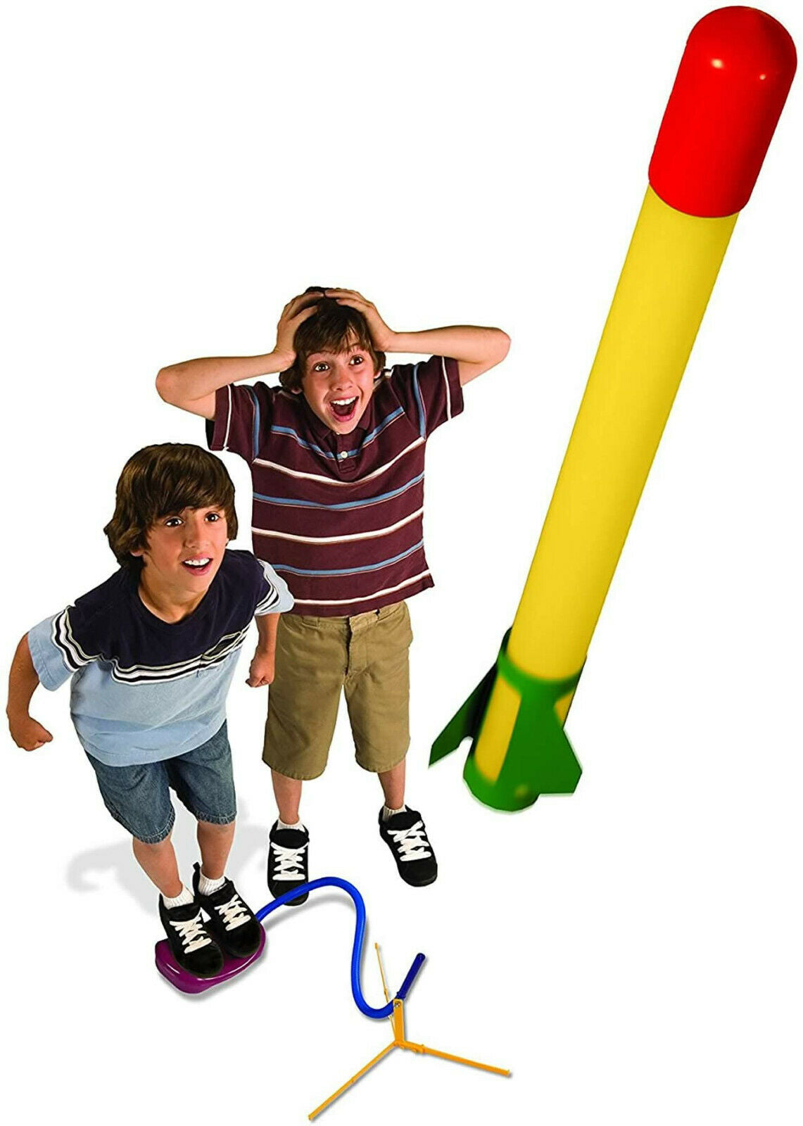 Stomp Rockets Kids THE ORIGINAL STOMP ROCKET SUPER HIGH PERFORMANCE 400ft HIGH TOYS KIDS ...