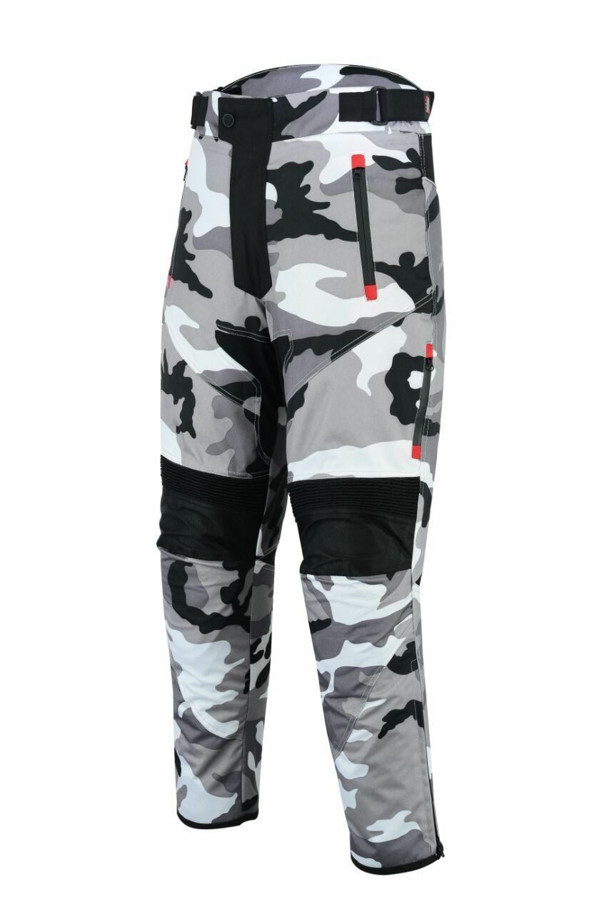 MCW CAMO Motorbike Motorcycle Textile Waterproof Cordura Trousers Pants Armours - Hamtons Direct