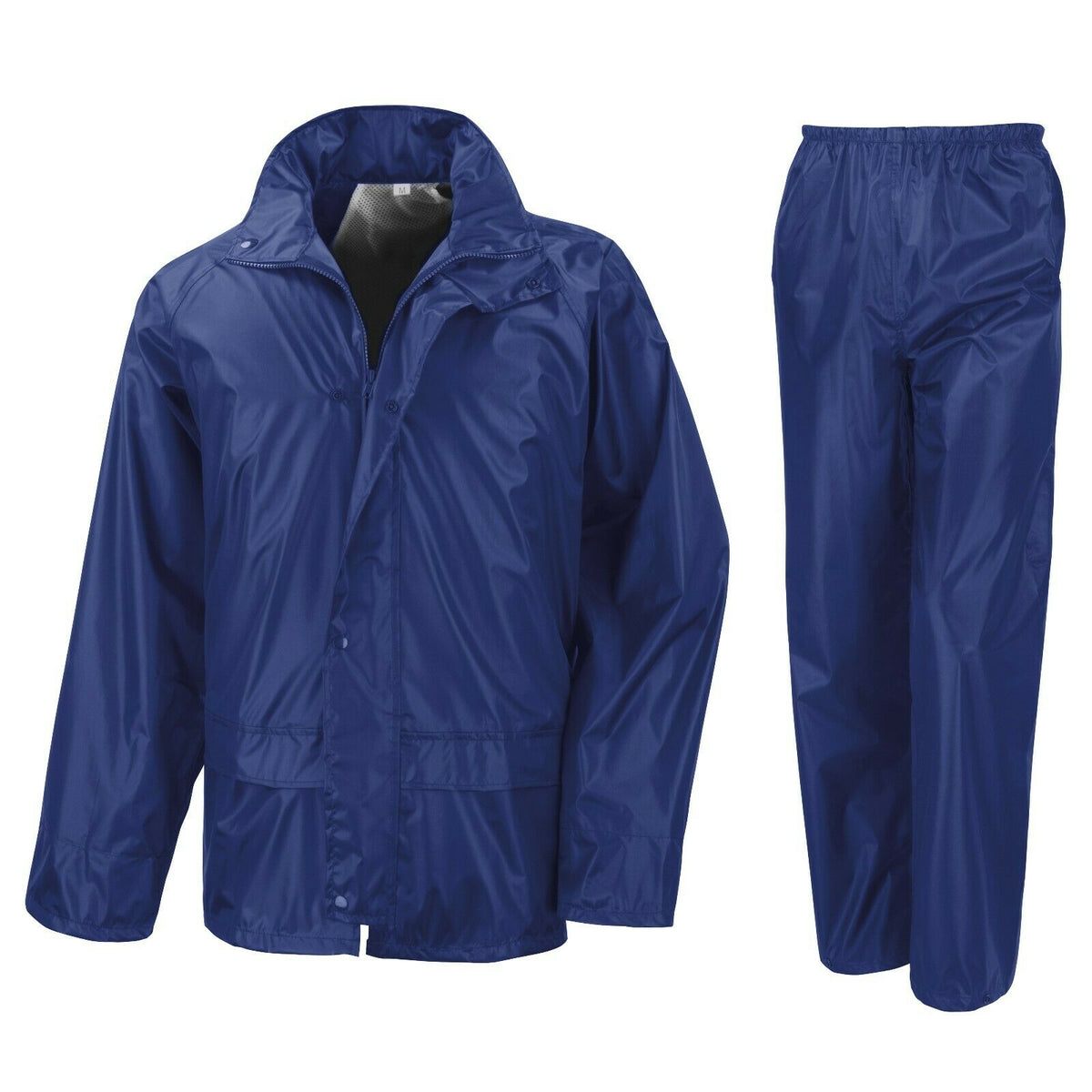 MEN WATERPROOF MOTORCYCLE MOTORBIKE 2 PIECE RAIN OVER JACKET TROUSER SUIT - Hamtons Direct