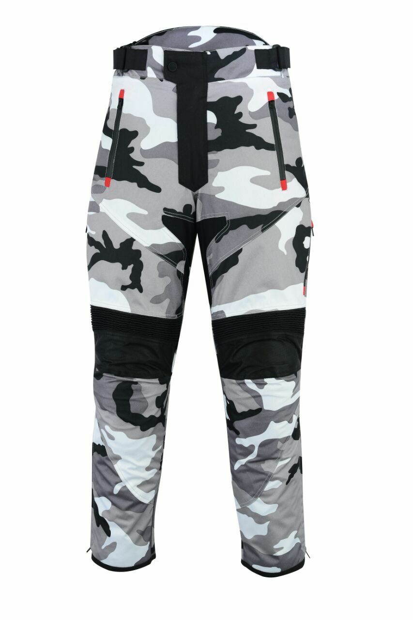 MCW CAMO Motorbike Motorcycle Textile Waterproof Cordura Trousers Pants Armours - Hamtons Direct