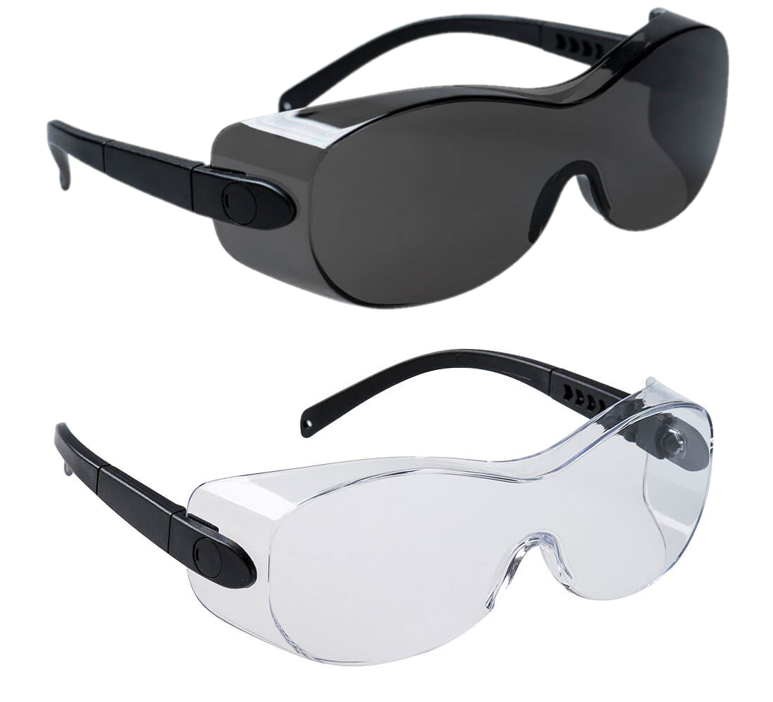 PS30 Over Spectacle Safety Anti Scratch UV + Eye protection Eyewear Glasses - Hamtons Direct