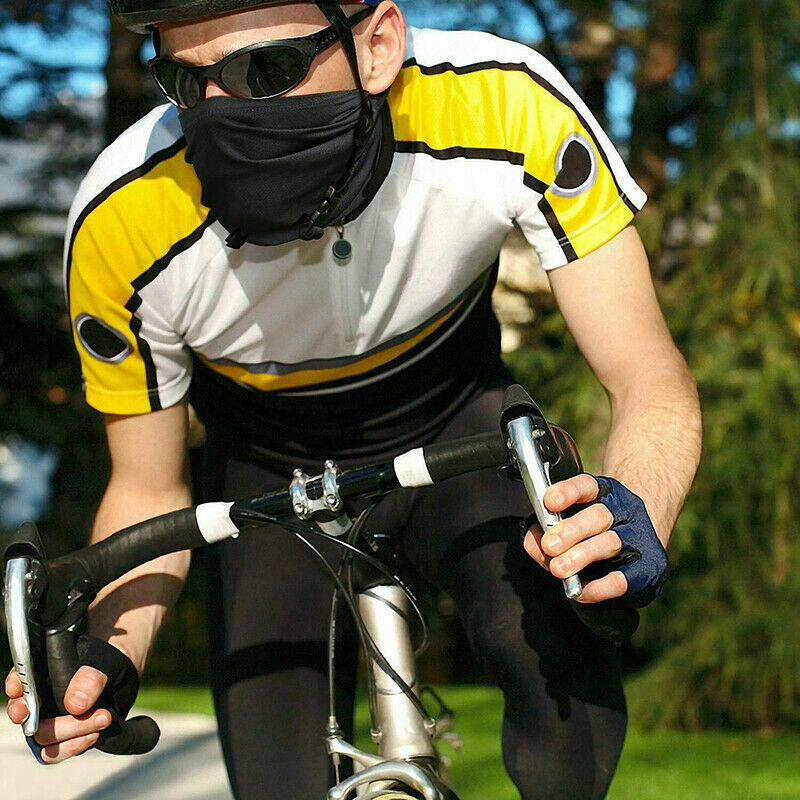 Mens Womens Fleece Motorbike Cycling Neck Warmer Tube Balaclava Snood Morf Scarf