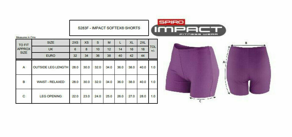 LADIES CYCLING FITNESS SOFTEX IMPACT SHORTS CASUAL WEAR & GYM RUNNING LEGGINGS - Hamtons Direct