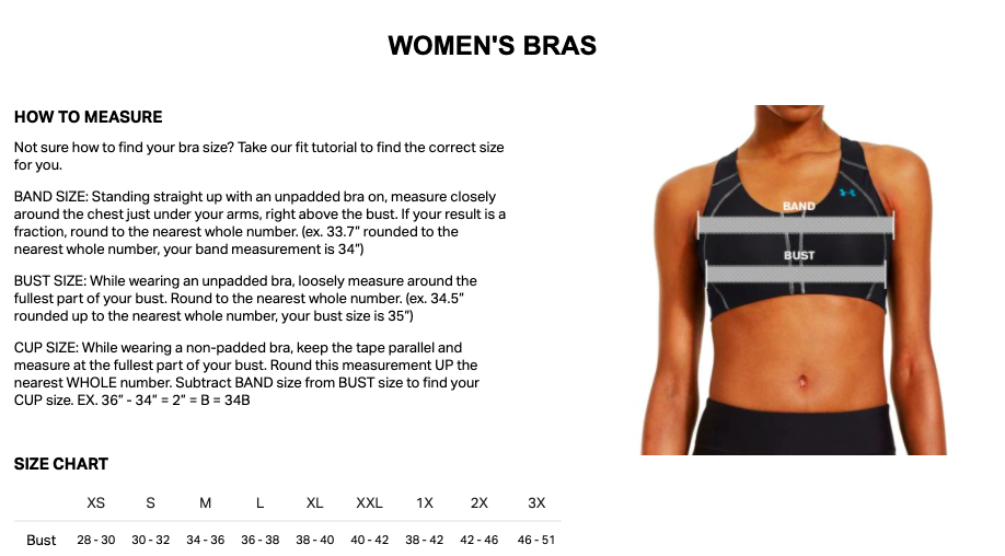 Under Armour Mid Crossback Womens Sports Bra Black Compression Removable Cups - Hamtons Direct