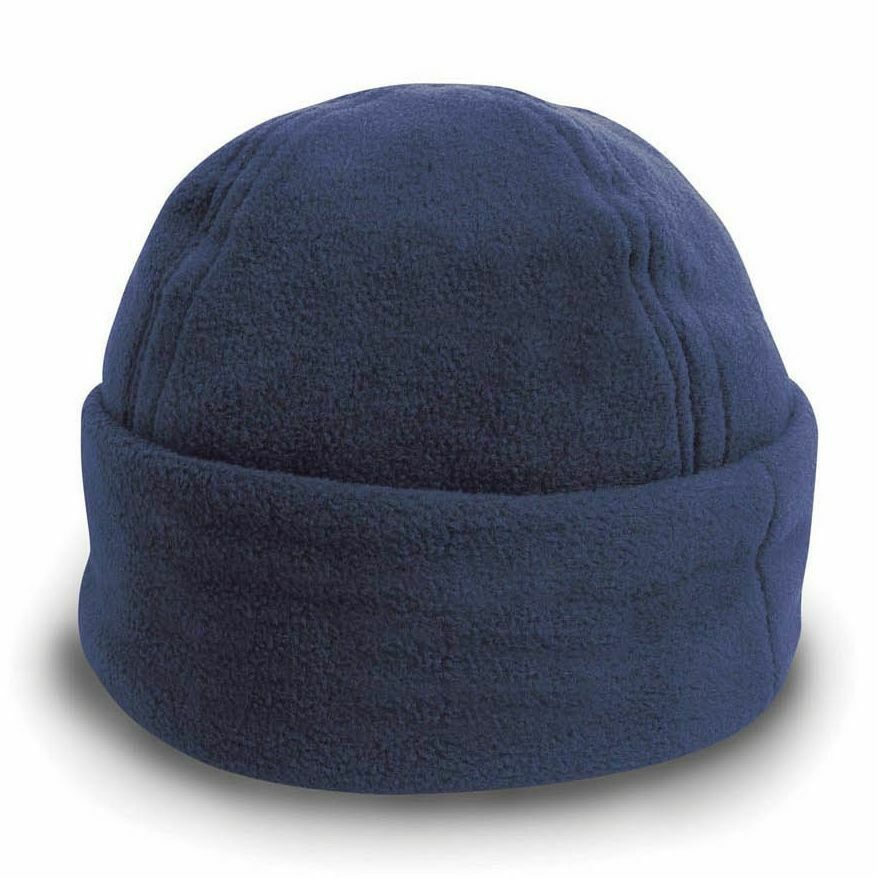 POLAR FLEECE SKI BOB HAT WINTER WARM SOFT BEANIE WORK WOMENS MENS HEADWEAR - Hamtons Direct