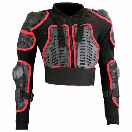 Kids Children Body Armour Motocross Jacket Chest Spine Elbow Shoulder Protection - Hamtons Direct