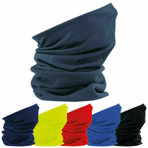 Mens Womens Fleece Motorbike Cycling Neck Warmer Tube Balaclava Snood Morf Scarf - Hamtons Direct