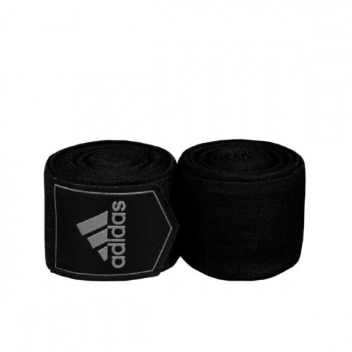 Adidas Boxing Hand Wraps Boxing Muay Thai MMA Wrist ABA Protection Black 255cm - Hamtons Direct