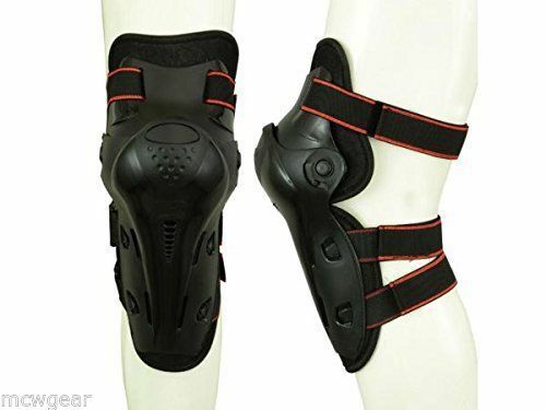 MX Motorcycle Motocross Hinged Knee Shin Pads Guard Protective Gear Body Armour - Hamtons Direct