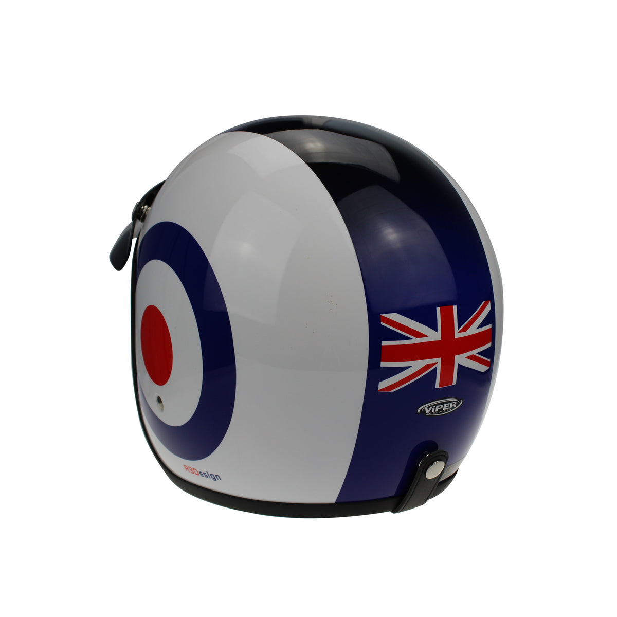 Viper RS-V06 Open Face Jet Tourer Retro Scooter Motorcycle Motorbike Target UJ Helmet - Hamtons Direct