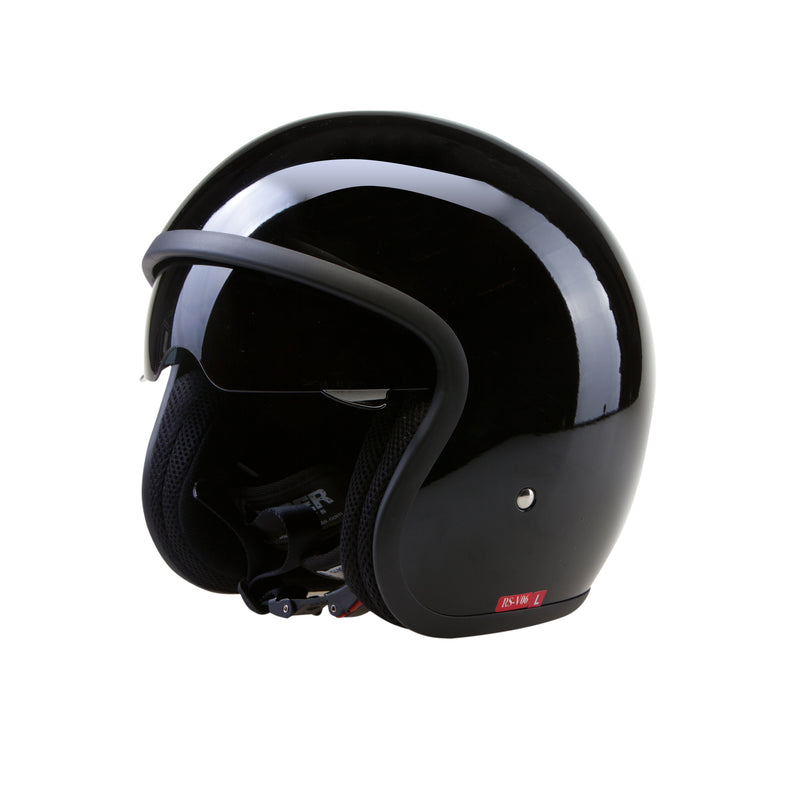 Viper RS-V06 Open Face Jet Tourer Retro Scooter Motorcycle Motorbike Helmet - Hamtons Direct