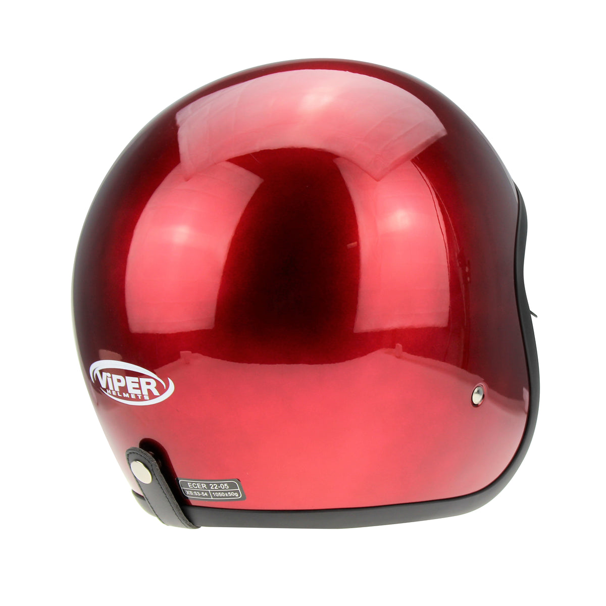 Viper RS-V06 Open Face Jet Tourer Retro Scooter Motorcycle Motorbike Helmet - Hamtons Direct