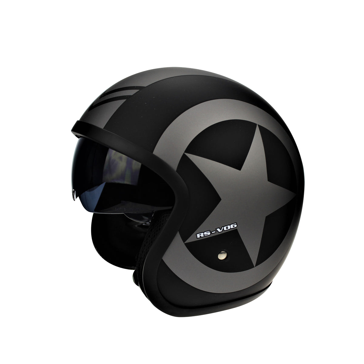 Viper RS-V06 Open Face Jet Tourer Retro Scooter Motorcycle Motorbike Helmet - Hamtons Direct