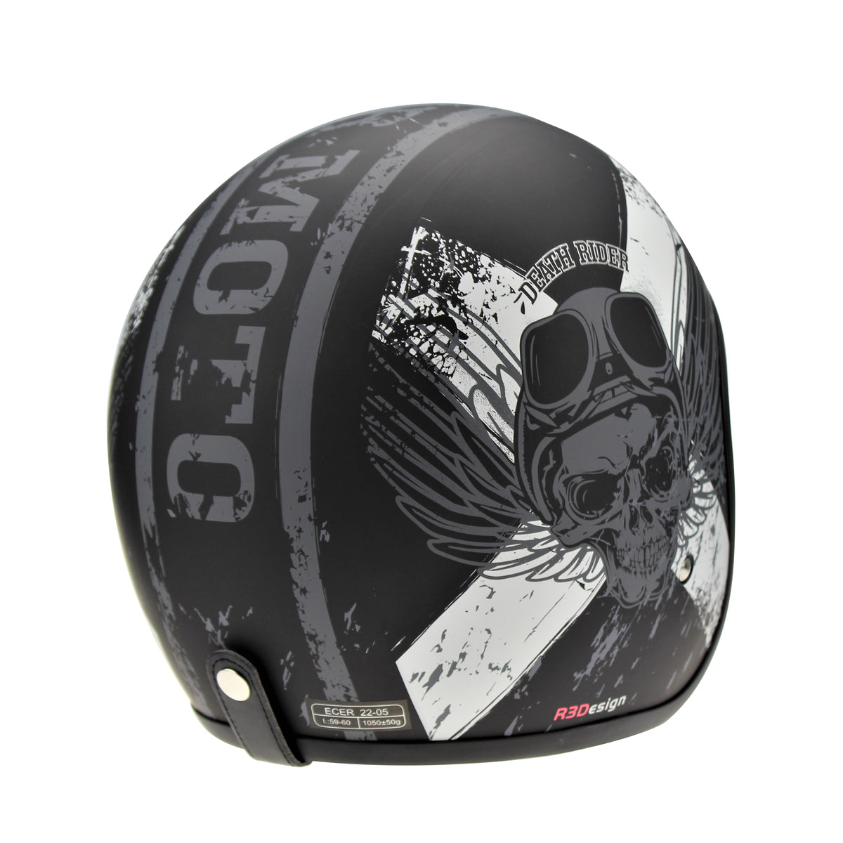 Viper RS-V06 Open Face Jet Tourer Retro Scooter Motorcycle Motorbike Helmet - Hamtons Direct